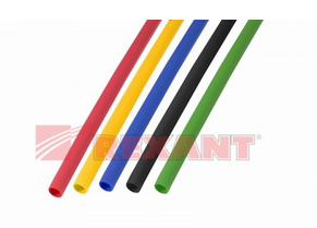 Набор термоусадочной трубки  8,0/4,0 мм 1м Пять цветов REXANT 29-0158 (кратно 1)