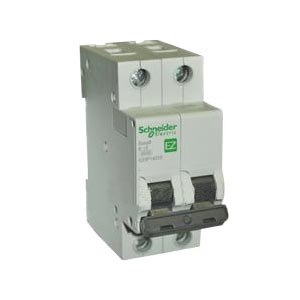 Выключатель автоматический  2П  16А  характеристика B  4,5кА  Schneider Electric Easy9 EZ9F14216