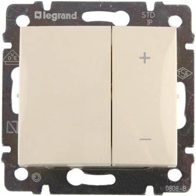 Legrand Valena  Слоновая Кость Диммер  механизм нажимной 40-400Вт 230В /774162