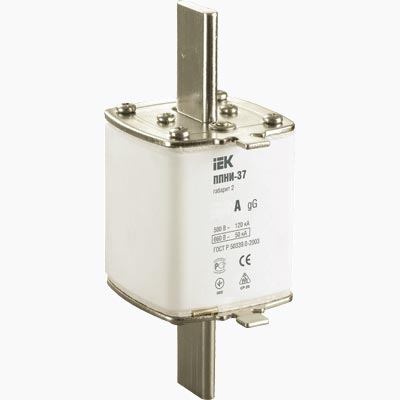 Плавкая вставка предохр. габ. 2  100А IEK ППНИ-37