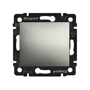 Legrand Valena  Алюминий  Переключатель механизм 1-клавишный 10А 250В /770106