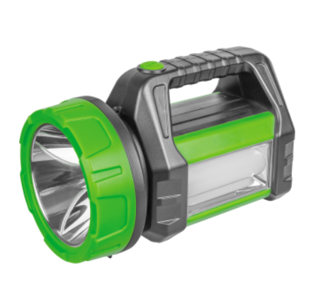 Фонарь Navigator NPT-SP18-ACCU 14 032 прожектор кемпинговый 1LED, 5Вт+20LED, 10Вт 250лм, аккумулятор 4V2Ah, ЗУ 220V/12V, зеленый