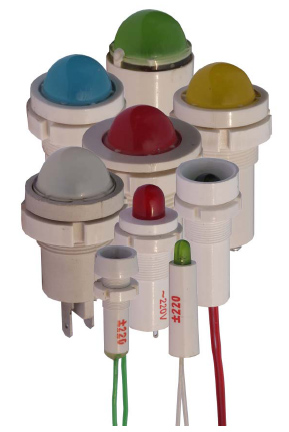 Арматура светосигнальная СКЛ-1 К-2-220,   красная, биполярная, 220В