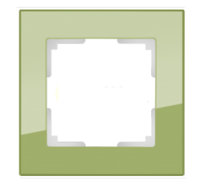 Werkel  Favorit Фисташковый Рамка 1-местная стекло WL01-Frame-01 a036587