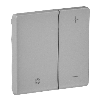 Legrand  Valena  LIFE  Алюмин. Лицевая Панель для диммера кноп. скрытая установка IP20 / 754892