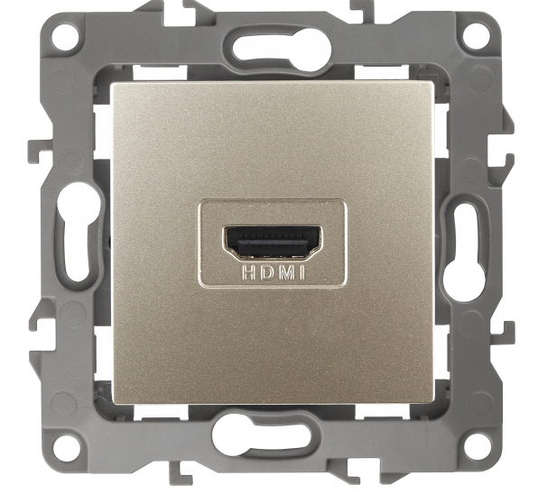 ЭРА  Эра12  Шампань  Розетка HDMI, 12-3114-04