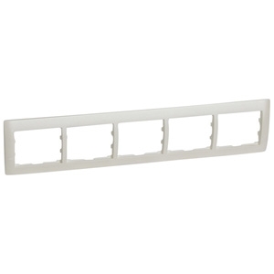 Legrand  Galea Life  Рамка 5-местная горизонтальная Pearl GL 771505