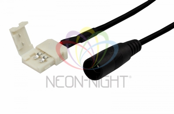 NEON-NIGHT Коннектор питания с джеком для одноцветных светодиодных лент шириной 8 мм 144-102