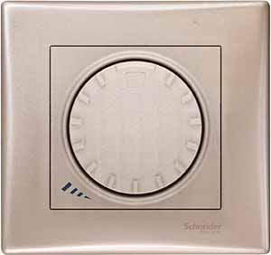 Schneider Electric Sedna Титан Диммер механизм поворотный индуктивный 230В, 1000 ВА IP20 скрытая установка SDN2200968