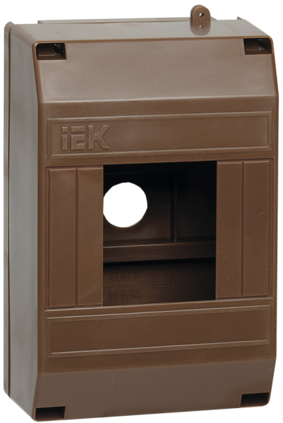 Бокс навесной КМПн  1/4 для 4-х авт.выкл. наружн. уст. (Дуб) IEK