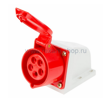 Роз.  115  16А 3Р+РЕ+N  380В IP44  стац. REXANT