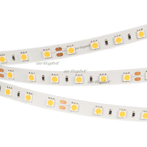 Лента светодиодная Arlight  P20  24V 14,4Вт/м 2700К RT 2-5000 24V Warm2700 2x (5060, 300 LED, LUX) (кратно 5)