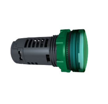 Сигнальная лампа зеленая  230В, монолит Schneider Electric XB5EVM3