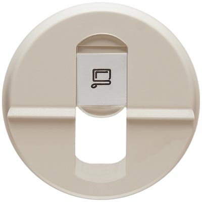 Legrand  Celiane  Слоновая Кость Лицевая Панель розетки компьютерной 1-местная RJ45 66235
