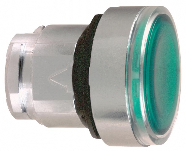 ZB4BH033 ГОЛОВКА КНОПКИ 22ММ ЗЕЛЕНАЯ С ПОДСВЕТКОЙ ZB4BH033
