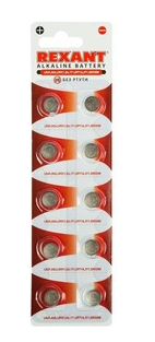 Элемент питания REXANT LR69,AG6,LR921,G6,171,GP71A,371,SR920W 30-1035 (кратно 10)