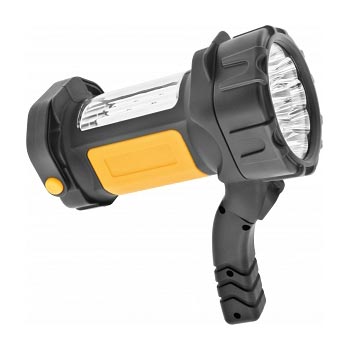 Фонарь светодиодный Navigator NPT-SP11-3AA 94 944 прожектор/кемпинг 3 режима 15+12LED, 3хAA, желтый/черный пластик, IP54