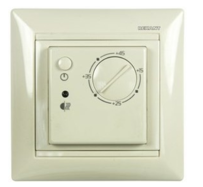 REXANT Терморегулятор механический RX-308 B бежевый (совместим с Legrand серии Valena) 51-0563