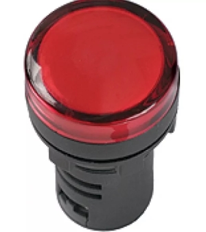 Лампа IEK AD-22DS(LED) матрица d22мм красный 12В AC/DC