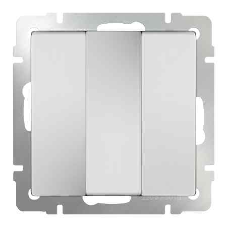 Werkel  Белый Выключатель Механизм 3-клавишный WL01-SW-3G
