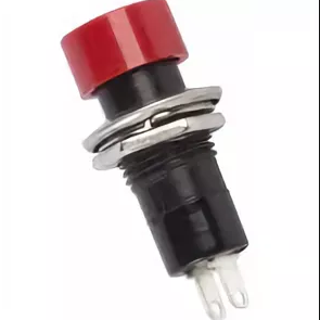 Выключатель-кнопка  250V 1А (2с) ON-OFF  красная  (PBS-16А)  REXANT 36-3060