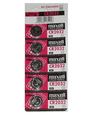 Элемент питания Maxelll CR2032(3V) BL-5 (кратно 5)