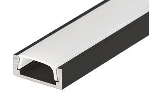 Профиль Arlight алюминиевый MIC-2000 ANOD Black(кратно 2) (кратно 2)