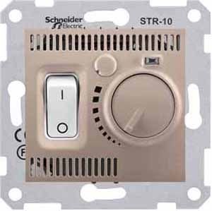 Schneider Electric Sedna Титан Термостат механизм комнатный, 10А, 230В IP20 скрытая установка SDN6000168