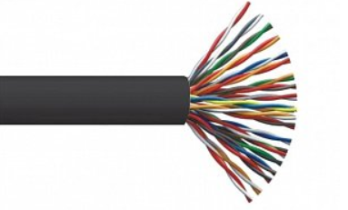 U/UTP кабель связи витая пара категория 5E, 25 пар 25х2х24AWG solid, LSZH, 500м, серый ITK