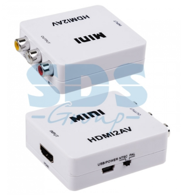 Конвертер HDMI на 3 RCA пластик REXANT 17-6931