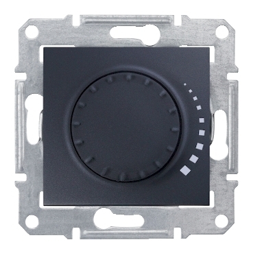 Schneider Electric Sedna Графит  Светорегулятор поворотный.емкстный.25-325Вт/Ва, SDN2200670