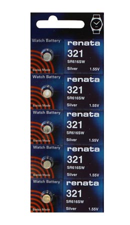 Элемент питания RENATA 321 (SR 616 SW) (кратно 10)