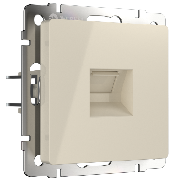 Werkel Слоновая Кость Розетка механизм Ethernet RJ-45 WL03-RJ-45-ivory
