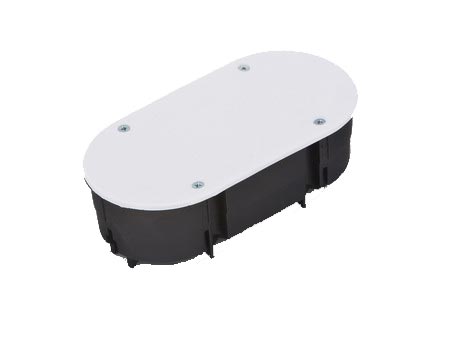 Коробка распределительная СП в бетон овал 140х65х45 10141   ТУСО 190480