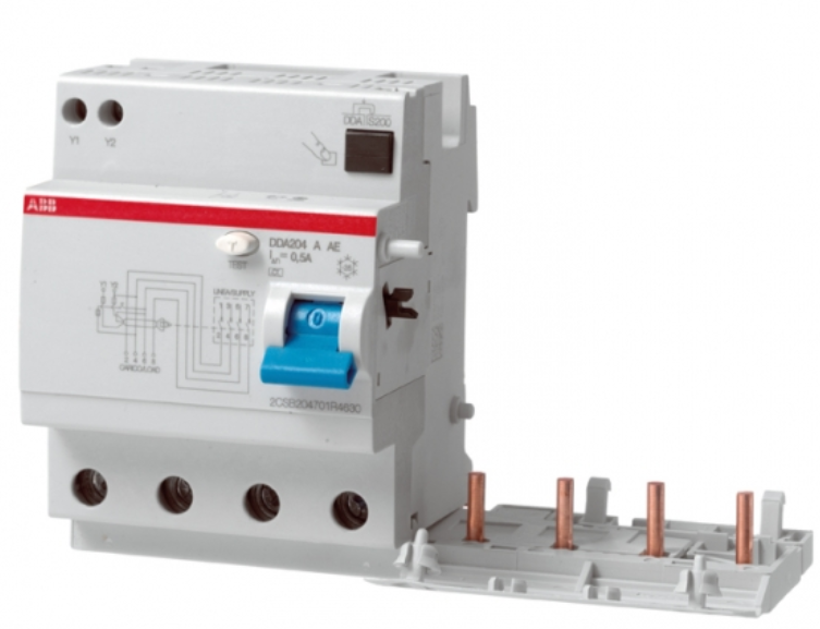 Блок дифференциального тока 4 модуля DDA204 A-63/0,3 AE ABB  /2CSB204701R3630/