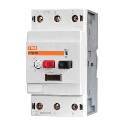 Пускатель ПРК80-80 In=80A Ir=56-80A Ue 660В TDM