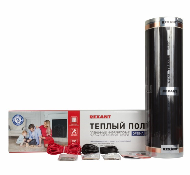 REXANT Пленочный теплый пол  Optima 150 12 м2/0,5 х 24 м/1800 Вт 51-0515-7