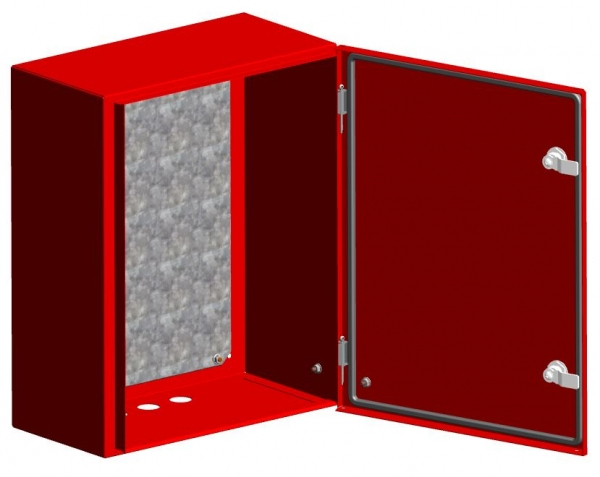 Щит 400х500х220 IP54 ЩМПг- 50.40.22 (ЩРНМ-2) RAL 3001 с монтажной панелью  EKF PROxima mb24-2-3001