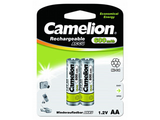 Аккумулятор CAMELION R6 600 mAh Ni-Cd BL-2 (кратно 2)