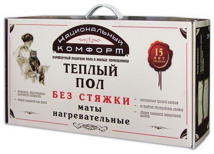 Теплолюкс Комплект теплых полов Национальный комфорт тНК-930-6,00 без регулятора (одножильный мат, 6 кв.м, 930 Вт)