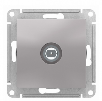 Schneider Electric AtlasDesign Алюминий  Коннектор TV антенна, механизм ATN000393