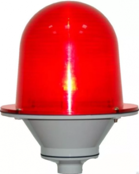 Светильник ЗОМ-3>10cd, тип «А», 30-265V AC/DC, IP54  (огонь загражд.красн.) (вывели)
