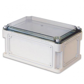 DKC 532211 Корпус IP67.300х200х146 (выс.крышки 35),стнк.выбв.флнц.,прозр.крыш.