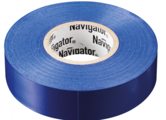 Изолента ПВХ синяя 19мм 20м Navigator  NIT-A19-20/B  71 114
