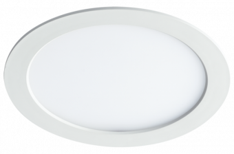Светильник светодиодный Jazzway PPL-RPW 6Вт 6500K (d120*25mm) 450Лм IP20 белый круглый,  пластик .2855015
