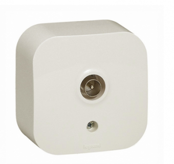 Legrand  Quteo  Слоновая Кость Розетка Радио открытая установка 782249