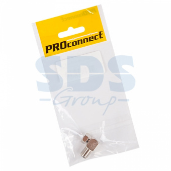 Переход штекер F - гнездо F  угловой PROCONNECT 05-4203-4-7