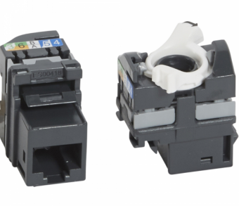 Розетка RJ 45 - Keystone - категория 5е -UTP- механизм быстрого подключения - LCS²  Legrand