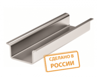DIN-рейка усиленная 35х15х1,2х1000мм оцинкованная TDM