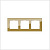 Werkel  Favorit Бронза Рамка 3-местная стекло WL01-Frame-03 a036584